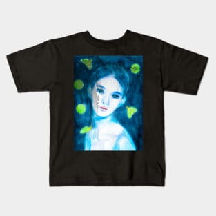 Moth Girl Kids T-Shirt